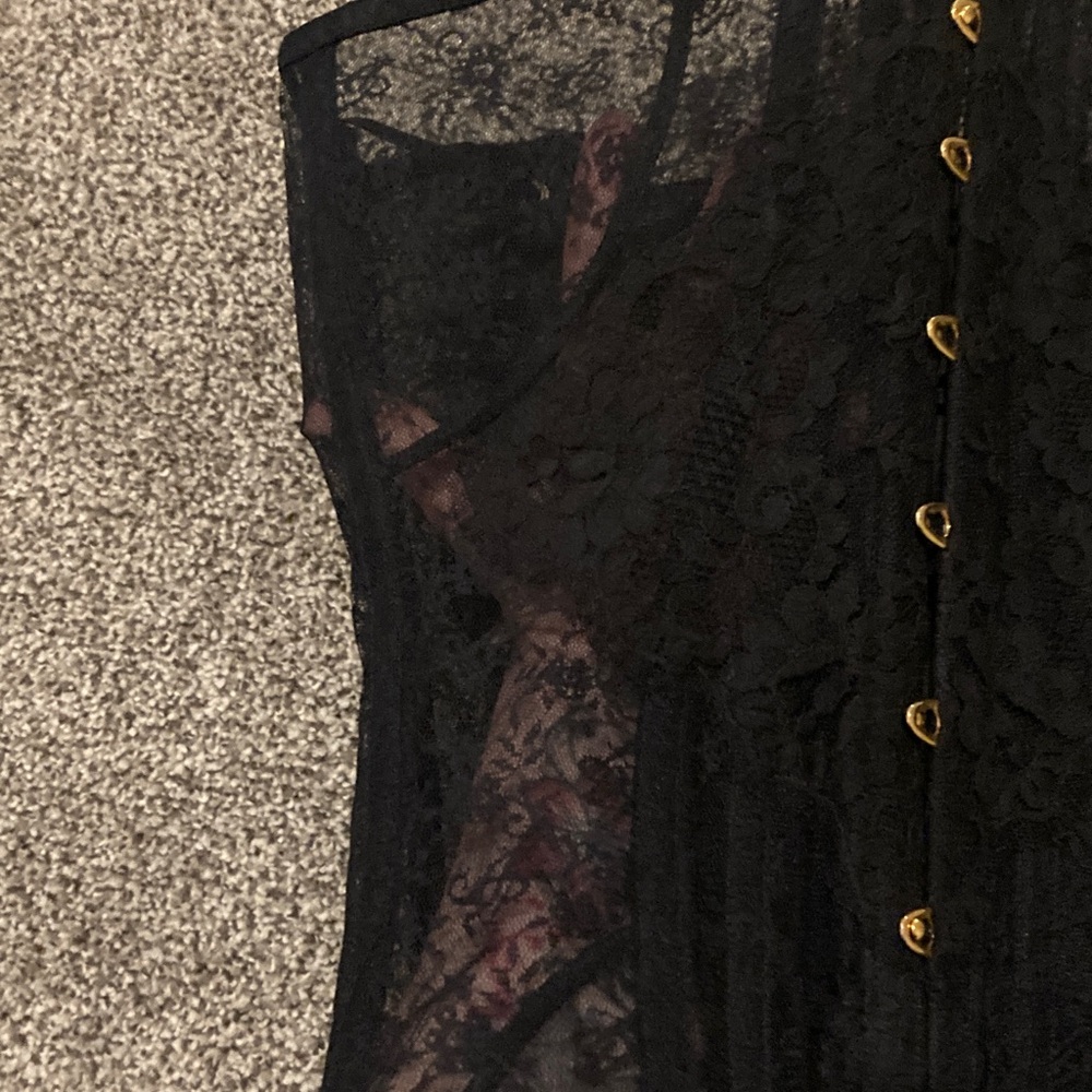 Agent Provocateur Black Lace Corset - Picture 9 of 9